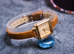 Đồng Hồ Nữ JA-1413A Julius Hàn Quốc Dây Da  (Nâu Nhạt)