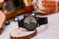 Đồng Hồ Nữ JA-1265LD  Julius Hàn Quốc Dây Thép (ĐEN)