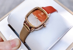Đồng Hồ Nữ JA-1240C Julius Hàn Quốc Dây Da (Đỏ)