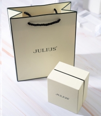 Đồng Hồ Nữ JA-1369C Julius Hàn Quốc Dây Da (Nâu)