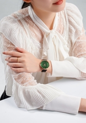 Combo Đồng Hồ Nữ JA-1376D Julius Hàn Quốc + Nữ Trang ESME ES146AS