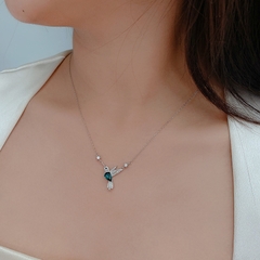 Dây Chuyền ESME ES092 Bạc 925 Cao Cấp Đính Đá Swarovski