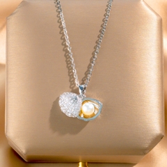 Nữ Trang ESME ES155 Dây Chuyền Cao Cấp (Bạc)