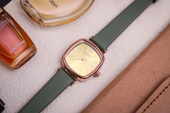 Đồng Hồ Nữ JA-1342B Julius Hàn Quốc Dây Da  (Xanh)
