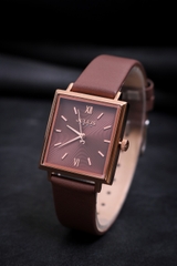 Đồng Hồ Nữ JA-1335 Julius Dây Da Hàn Quốc (2 màu)