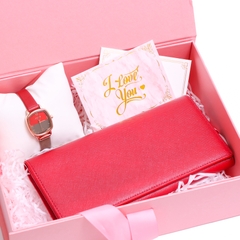 Combo Đồng Hồ Nữ JA-1240C Julius Hàn Quốc + Ví ESME ES119