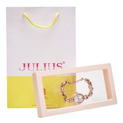 Đồng Hồ Nữ JA-1258 Julius Hàn Quốc Dây Thép (2 Màu)