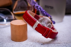 Đồng Hồ JULIUS JA-1211D Dây Da (Mặt Đỏ)