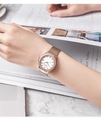 Combo Đồng Hồ Nữ JS-040B Julius Hàn Quốc + Nữ Trang ESME ES141