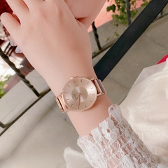 Đồng Hồ Nữ JS-025 Kính Sapphire Julius Star Dây Nam Châm Hàn Quốc (4 Màu)