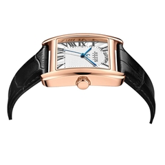 Đồng Hồ Nữ JA-1398D Julius Hàn Quốc Dây Da (Đen)