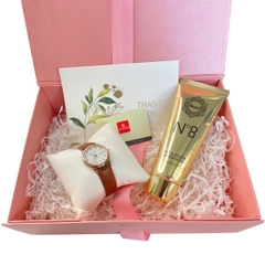 SET Quà Tặng Đồng Hồ Nữ JA-1309LC Julius Hàn Quốc + Sữa Rửa Mặt ATANIN N°8 – Độ pH 5