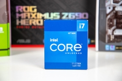 CPU Intel Core i7-12700K (3.8GHz turbo up to 5.0Ghz, 12 nhân 20 luồng, 25MB Cache, 125W) /Alder Lake