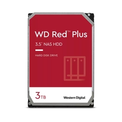 Ổ cứng HDD WD 3TB Red Plus 3.5 inch, 5400RPM, SATA, 128MB Cache (WD30EFZX)