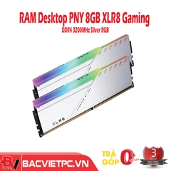 RAM Desktop PNY 8GB XLR8 Gaming DDR4 3200MHz Silver RGB