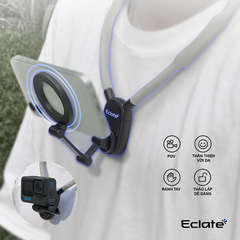 Vòng đeo cổ cho action camera, điện thoại Eclate | Gopro,dji,insta360 | sillicone cao cấp