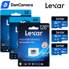 THẺ NHỚ MICROSDHC LEXAR 32GB | 64gb |128GB 95MB/45MB/S (633X)