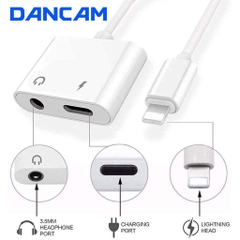 Bộ chuyển đổi tai nghe cổng 3.5mm sang chân cắm  cho điện thoại IP/Type C || Hàng Cao Cấp
