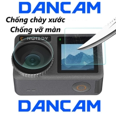 Bộ 3 miếng kính cường lực DJI Action 4 | Hàng cao cấp