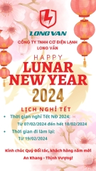THÔNG BÁO LỊCH NGHỈ TẾT NGUYÊN ĐÁN 2024