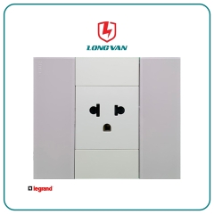 Mặt công tắc Living Now màu hồng nhạt bóng KA4802DM