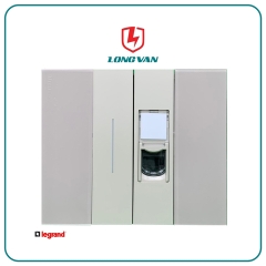 Mặt công tắc Living Now màu hồng nhạt bóng KA4802DM