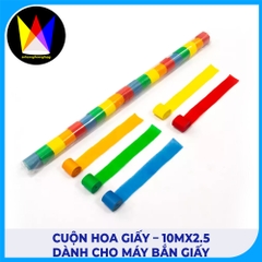 Cuộn Hoa Giấy – 10mx2.5 Dành Cho Máy Bắn Giấy