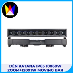 Đèn Katana IP65 10x60W Zoom+120x1W Moving Bar