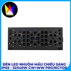 Đèn Led Nhuộm Màu Chiếu Sáng IP65 - 32x40W CW+WW Projector