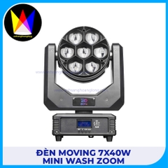 Đèn Moving 7x40W Mini Wash Zoom
