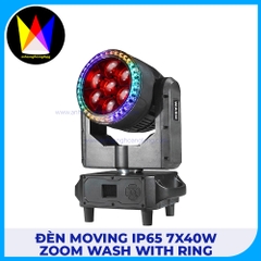 Đèn Moving IP65 7x40W Zoom WASH with Ring