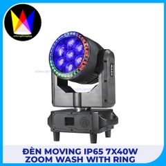 Đèn Moving IP65 7x40W Zoom WASH with Ring