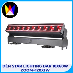 Đèn Star Lighting Bar 10x60W Zoom+120x1W