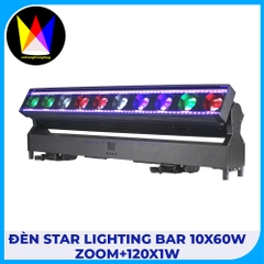 Đèn Star Lighting Bar 10x60W Zoom+120x1W