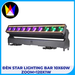 Đèn Star Lighting Bar 10x60W Zoom+120x1W