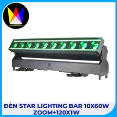 Đèn Star Lighting Bar 10x60W Zoom+120x1W