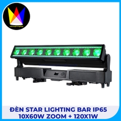 Đèn Star Lighting Bar IP65 10x60W Zoom+120x1W