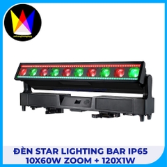 Đèn Star Lighting Bar IP65 10x60W Zoom+120x1W