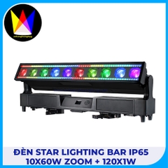 Đèn Star Lighting Bar IP65 10x60W Zoom+120x1W