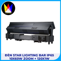 Đèn Star Lighting Bar IP65 10x60W Zoom+120x1W