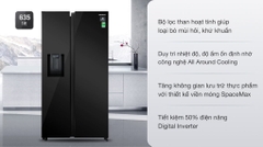 Tủ lạnh Samsung Inverter 635 lít Side By Side RS 64R53012C/SV
