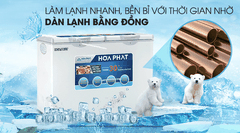 Tủ đông Hòa Phát 2 Ngăn Đông Mát 205 lít HCF 506S2Đ2