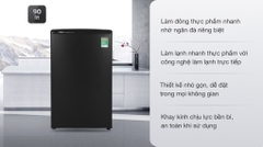 Tủ lạnh Aqua 90 lít AQR D99FA (BS)