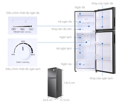 Tủ lạnh Aqua Inverter 212 lít AQR T239FA (HB)