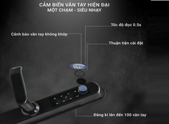 Khoá cửa nhôm Chefs EH-A11RBT