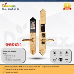 Khóa biệt thự đại sảnh DEMAX SL9862 GOLD APP WIFI