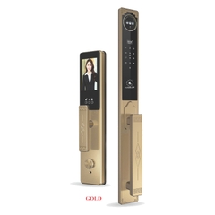 Khoá cửa vân tay Kassler KL968 CNC Gold Face ID, App wifi, remote