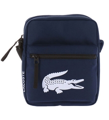 Túi Canvas Lacoste - Màu Navy logo cá sấu trắng