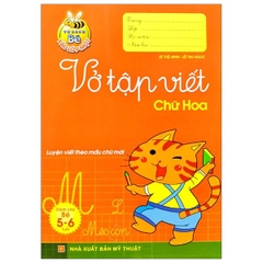Bé Vào Lớp 1 - Vở Tập Viết Chữ Hoa (5-6T)