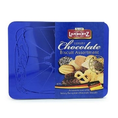 Bánh quy Chocolate Lambertz-Đức, hộp sắt (396g),